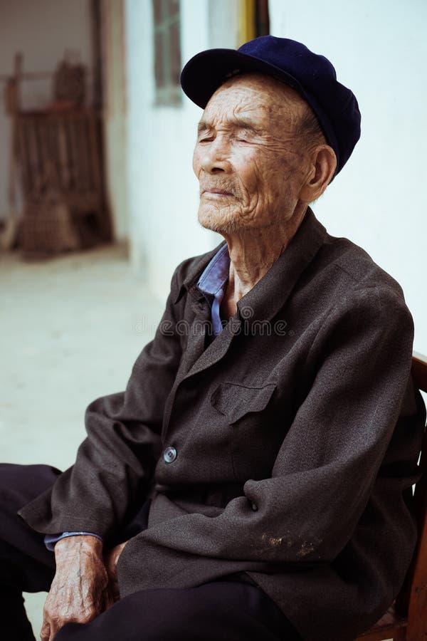 Chinese old man portrait