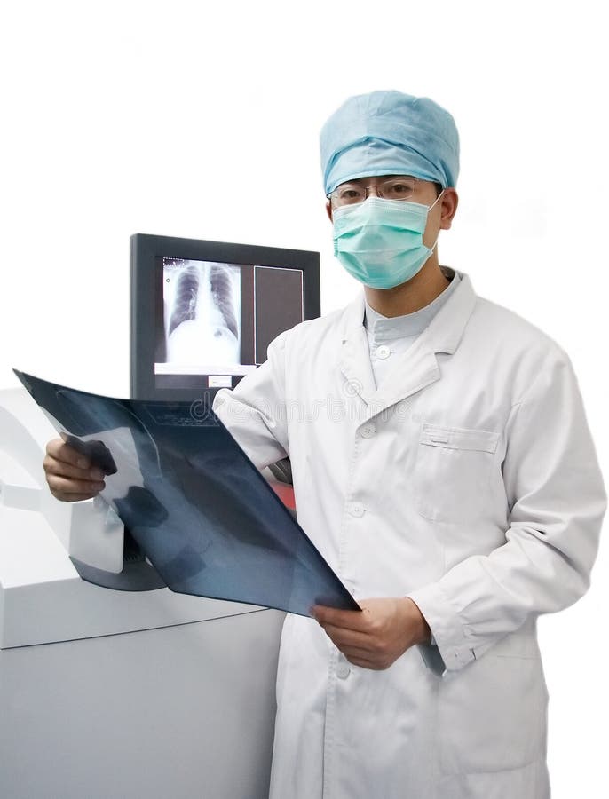 Doctor check X-ray picture