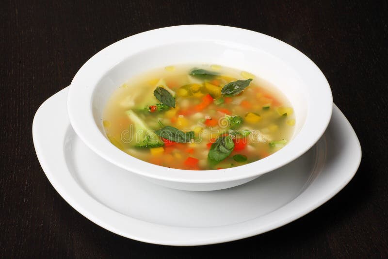 Minestrone vegetable soup