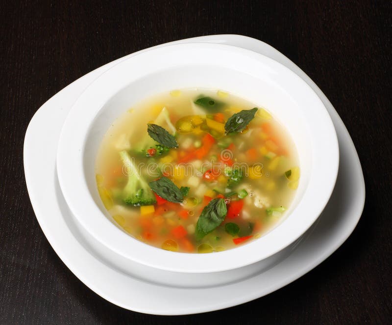 Minestrone vegetable soup