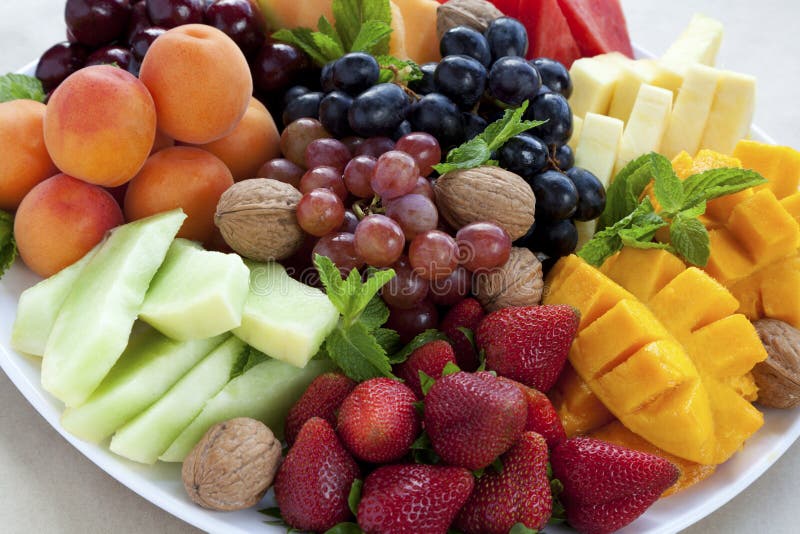 Mixed fruit platter