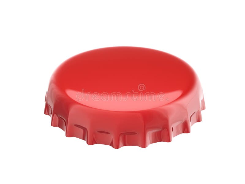 Red bottle cap