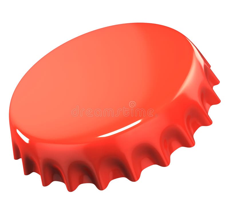 Red bottle cap