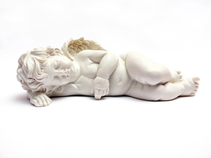 Sleeping angel - figurine