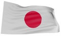 3D Japanese flag