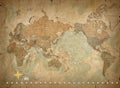 Antique world map