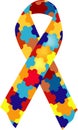 Autism Awareness Ribbon