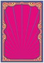 Psychedelic Color Art Nouveau Frame