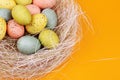 Easter Eggs in Straw