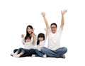 Happy Asian Family