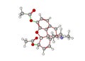 The molecular model of heroin