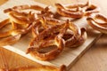 Salty pretzels