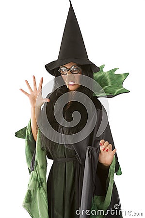 Ugly witch Stock Photo