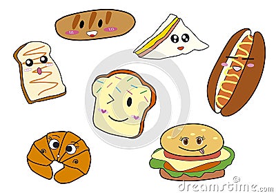 Bakery Cartoon Vector Illustration