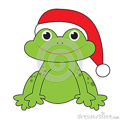 Christmas frog Stock Photo