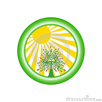 Environmental logo. vector Vector Illustration