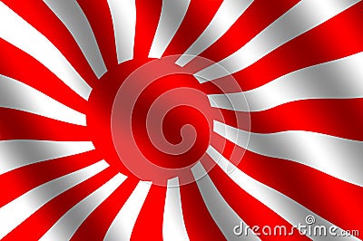 Japanese war flag Stock Photo