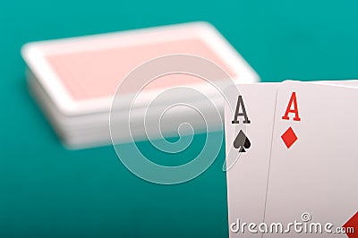 Playing cards. Stock Photo