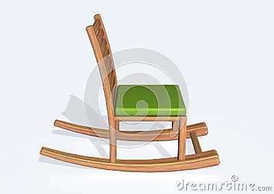 Rocking chair Stock Photo