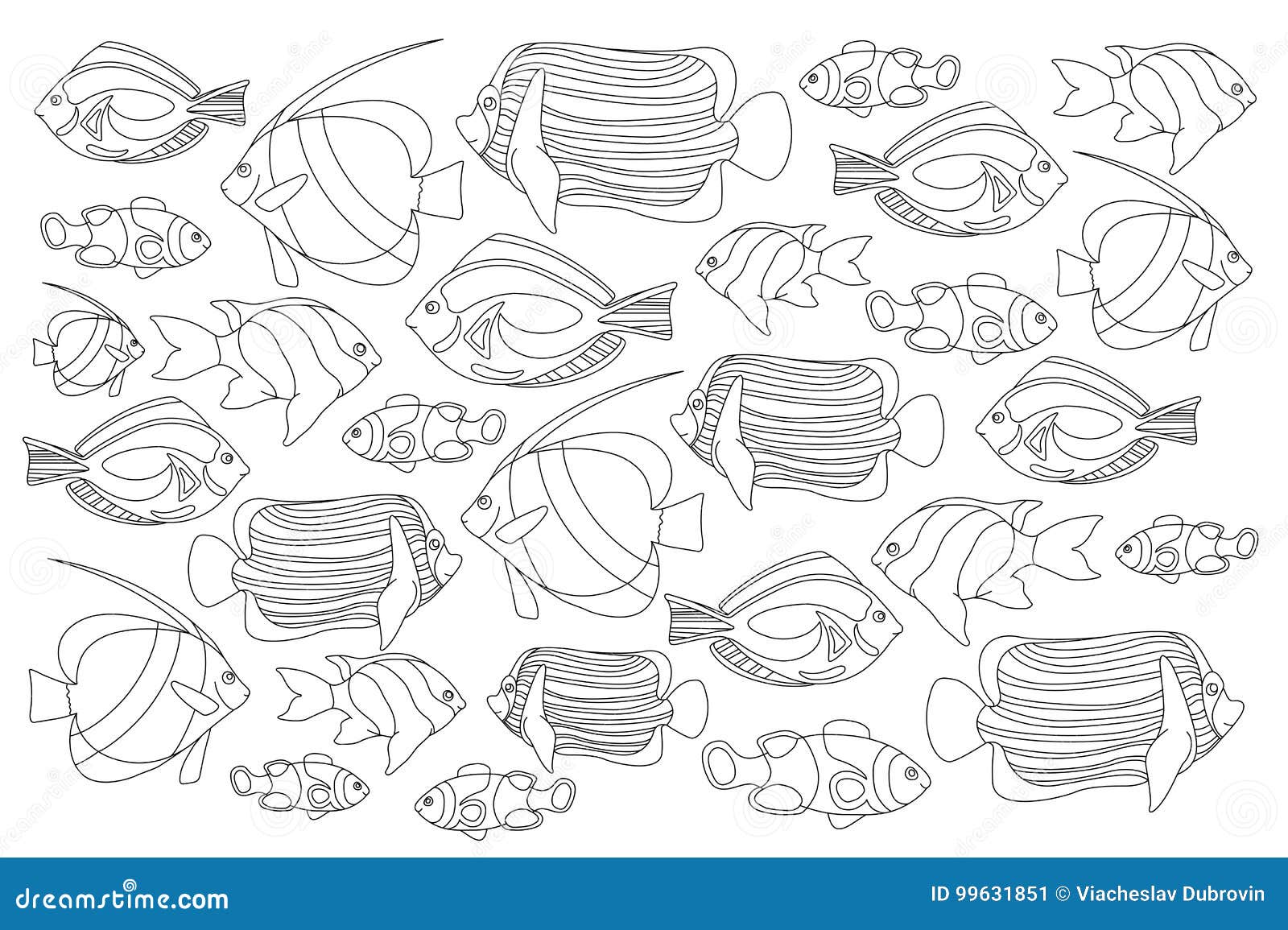 free coloring pages of ocean fish