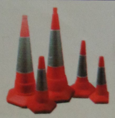 Road Safety Cones - Premium Virgin Plastic with UV Stabilizers | Reflective Sleeves for Enhanced Night Visibility