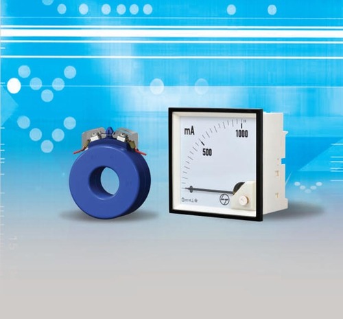 Analog Panel Meters - Size 72x72, 96x96, 144x144 mm | Wide Current Range 100 mA to 4000 A, Flexible Scale Interchangeability