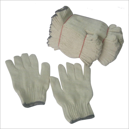 Knitted Gloves - 100% Cotton, Available in 7 Sizes and Multiple Colors - Lightweight, Durable, Perfect Fit, Attractive Design