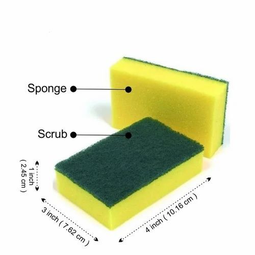 2 In 1 Rubber Sponge Pad