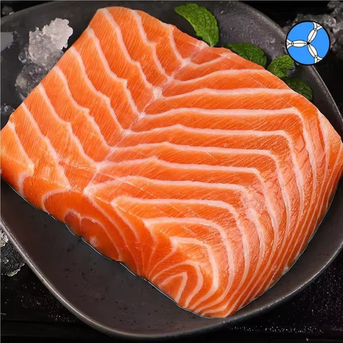 Sliced High Grade Frozen Salmon Fillet