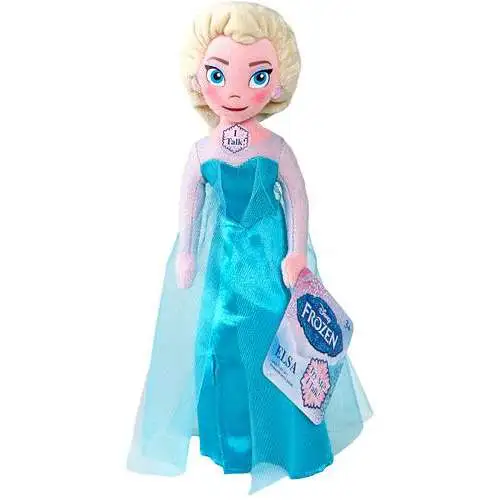 Disney Frozen Talking Bean Bag Elsa 8-Inch Plush Doll