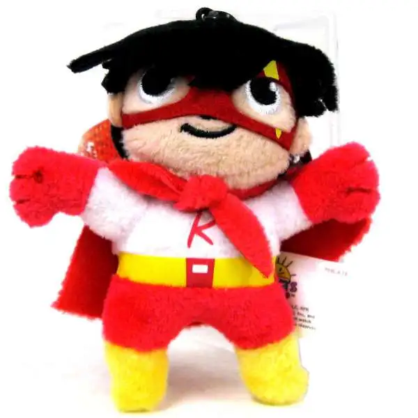 Ryan's World Red Titan 4-Inch Clip On Plush