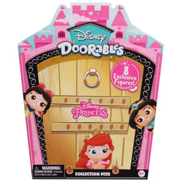 Disney Doorables Collection Peek Princess Exclusive Mystery Figure 8-Pack