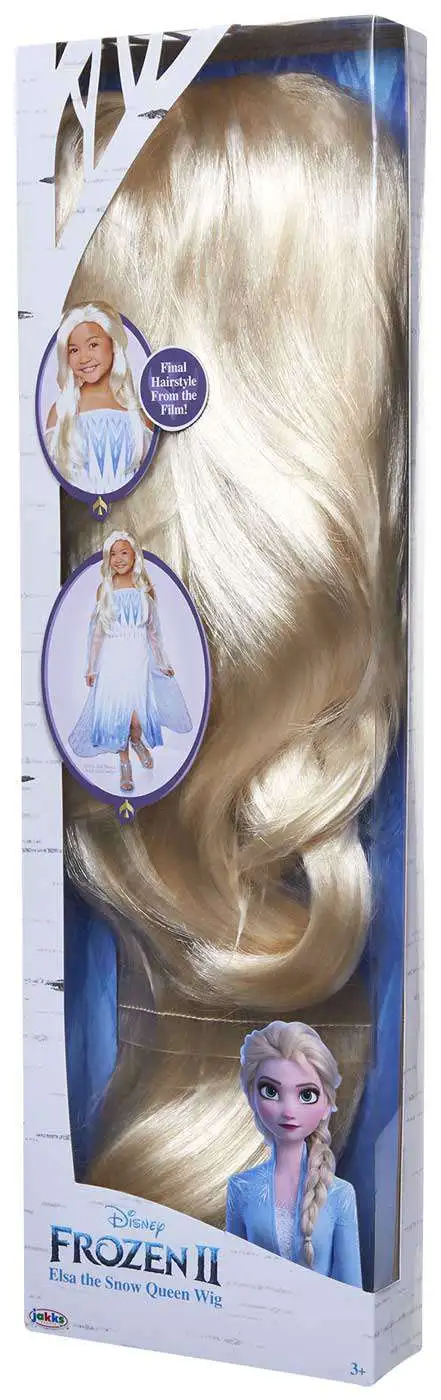 Disney Frozen 2 Elsa the Snow Queen Wig Dress Up Toy