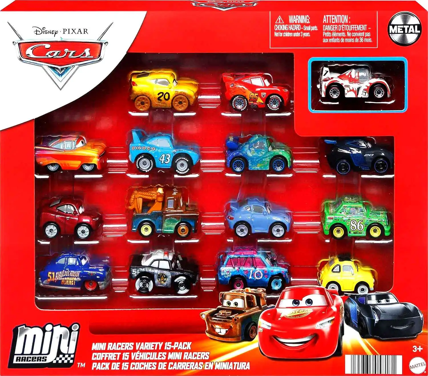 Quick delivery Disney Pixar Cars Mattel Mini Racers Diecast Assortment ...