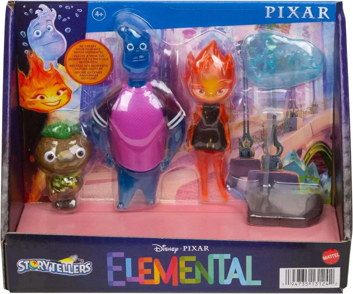 Disney Pixar Elemental Storytellers Exploring Element City Pack Action ...