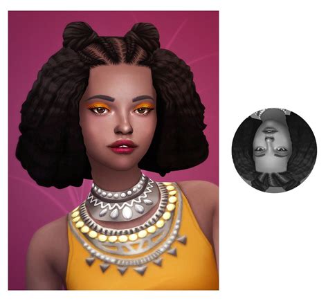 Isjao Photo Sims 4 Afro Hair Black Hair Afro Sims 4 Cc Finds