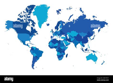 Map Of World Mercator Projection High Detailed Political Map Of