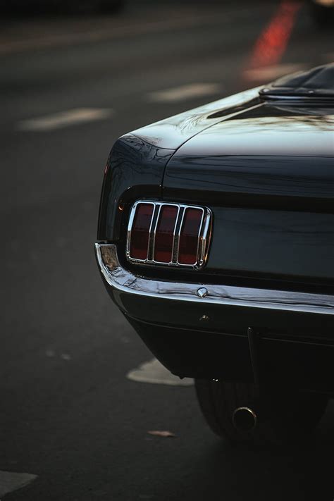 Ford Mustang Black Wallpaper Hd