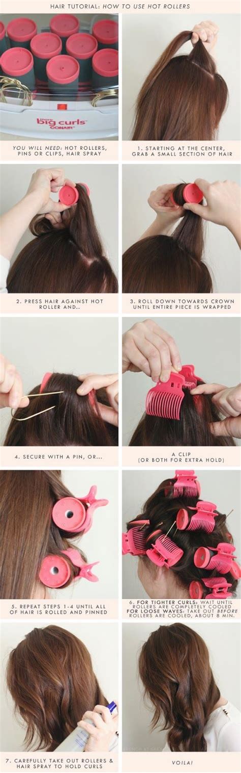 How To Use Hot Rollers Hair Tutorial Love Hair Hair Styles