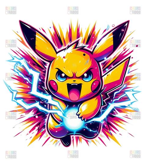 Angry Pikachu 5 Svg Png Pokemon Pikachu Png Pokemon Etsy Anime