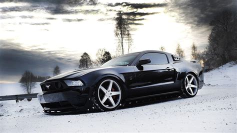 Black Mustang Gt Wallpapers Top Free Black Mustang Gt Backgrounds