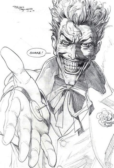 The Joker Brian Bolland Joker Artwork Joker Art Comic Books Art