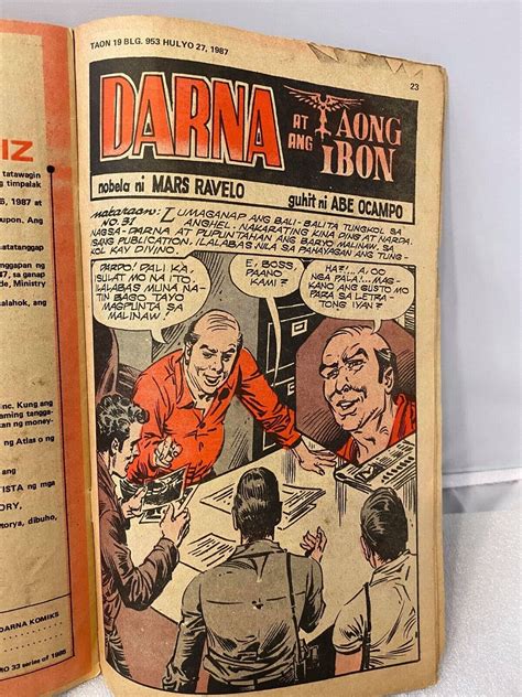 Darna Komiks Darna At Ang Taong Ibon Boy Tornado 953 Philippines