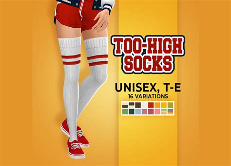 Sims 4 Socks Cc All The Best Pairs For Male Female Sims Fandomspot