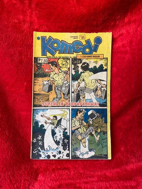 Komedi Komiks 422 Tagalog Philippines Funny Comedy Komiks Yr 1996 Rare