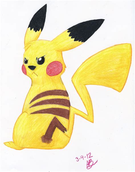 Angry Pikachu By Maneslion On Deviantart