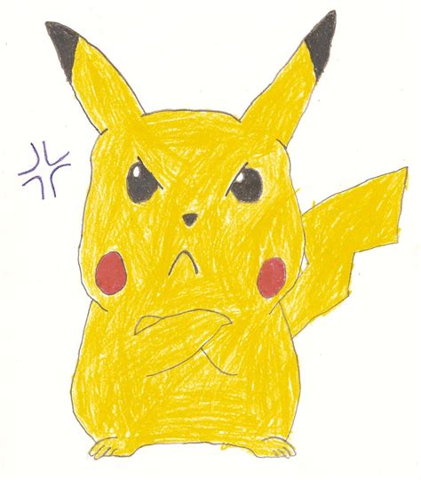 Angry Pikachu Fanart By Daartofwar On Deviantart