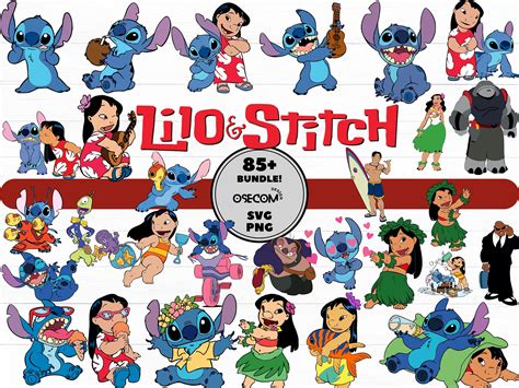 Lilo And Stitch Svg Bundle Files Lilo And Stitch Svg For Etsy Canada