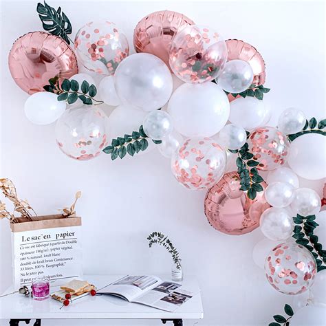 Buy Rose Gold Balloon Arch Kit Rose Gold Balloons Birthday