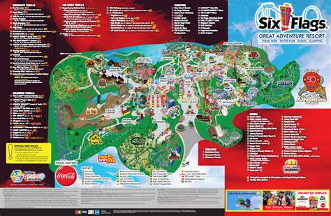 Maps Six Flags Great Adventure